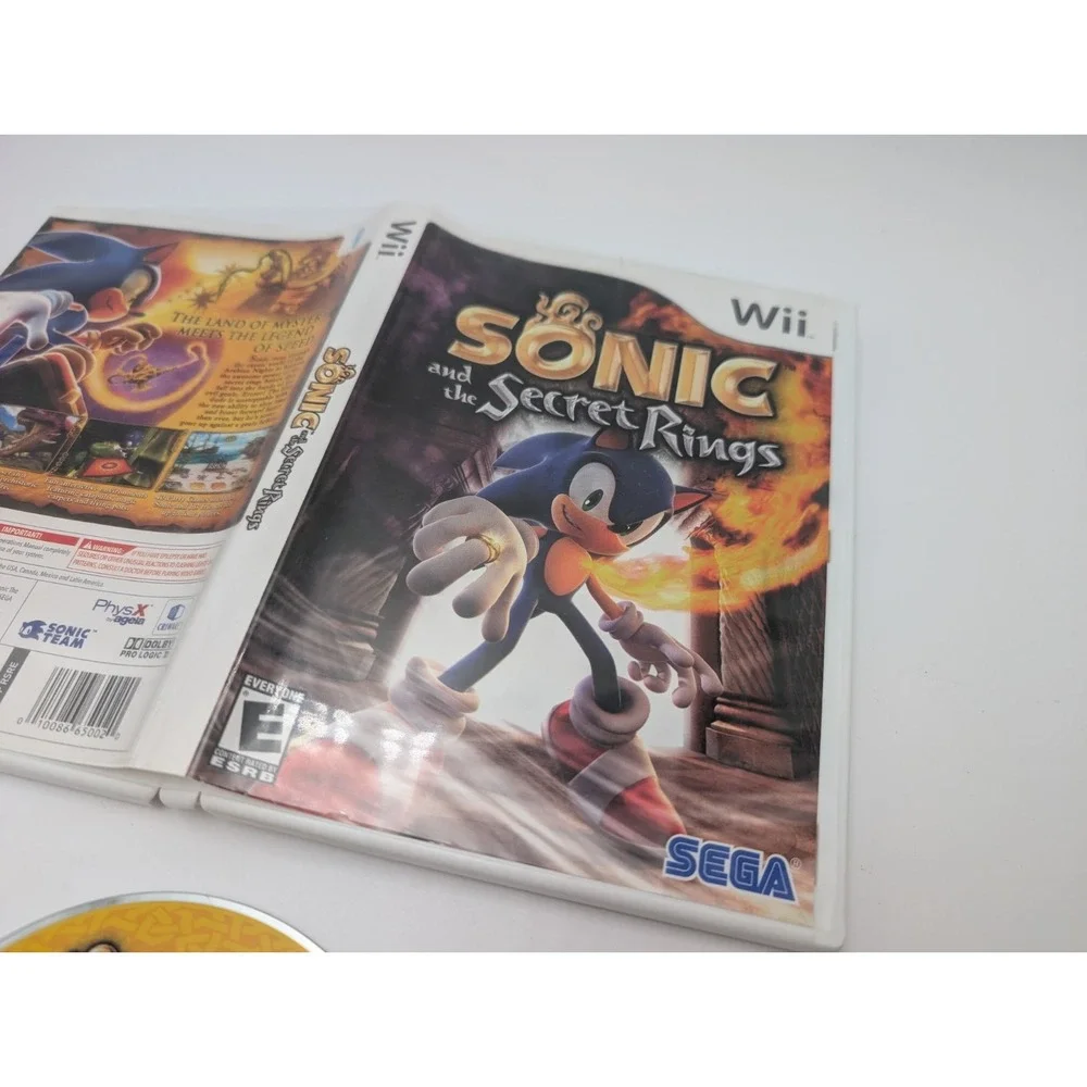 Sonic and the Secret Rings Nintendo Wii Tested Clean Copy